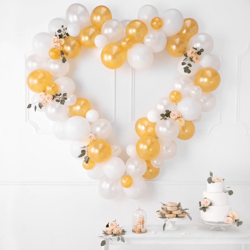 Mini Ballons Ø 12cm Pearl Gold 100 Stk.