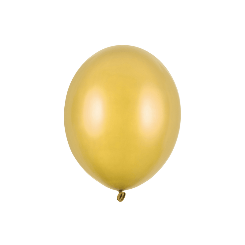 Mini Ballons Ø 12cm Pearl Gold 100 Stk.