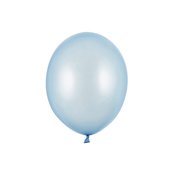 Mini Ballons Ø 12cm Pearl Hellblau 10 Stk.