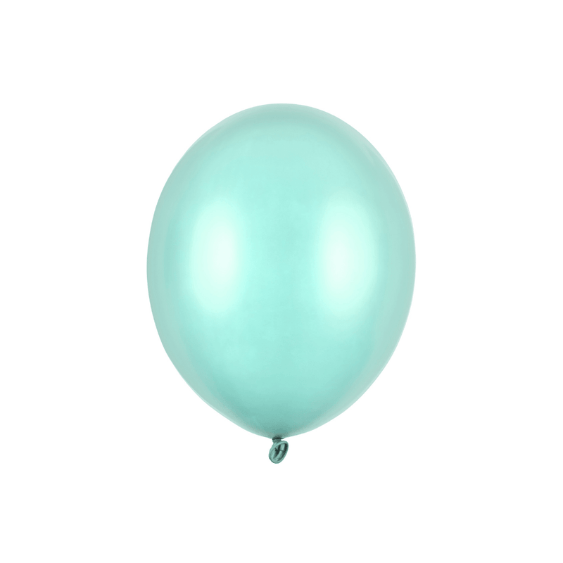 Mini Ballons Ø 12cm Pearl Mint 100 Stk.