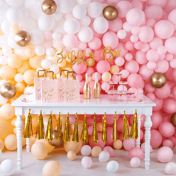 Mini Ballons Ø 12cm Pearl Rosa 100 Stk.