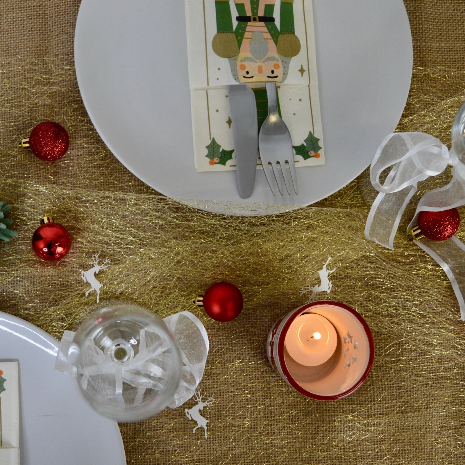 Mini-Christbaumkugeln Rot 18 Stk