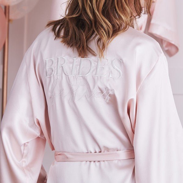 Morgenmantel "Brides Besties" Rosa