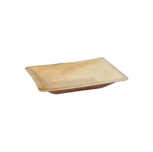 Palmblatt Schalen Eckig 17cm 6 Stk.