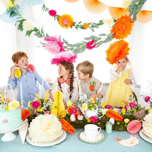 Papierdeko Blumen 3 Stk.