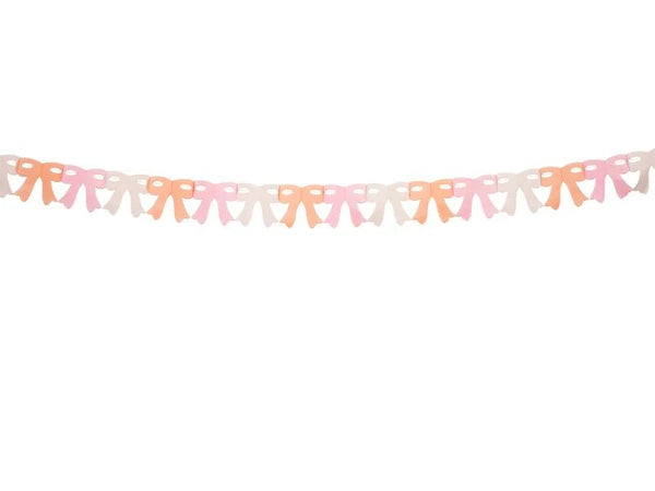 Papiergirlande Schleifen