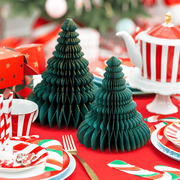 Papierwaben-Ornament Weihnachtsbaum 15cm