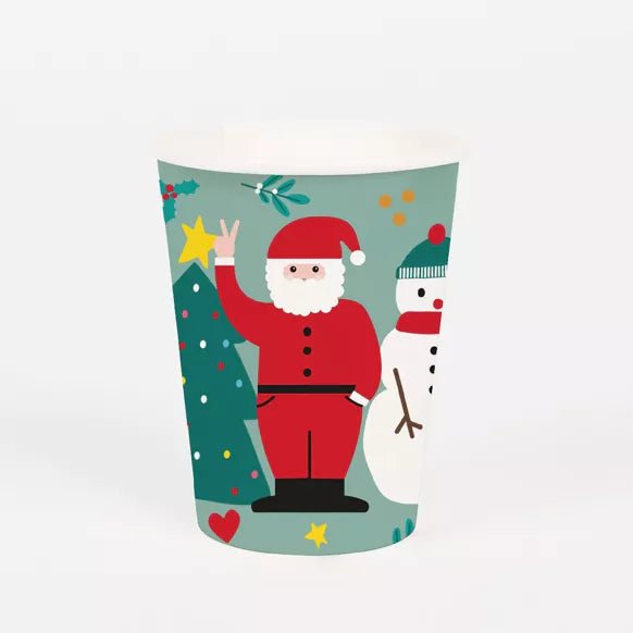 Pappbecher Weihnachten 8 Stk.