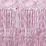Partyvorhang lang Roségold Glitzer