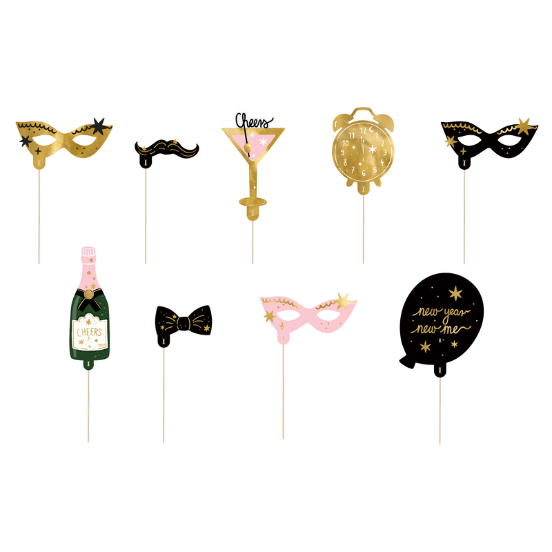 Photo Booth Props Silvester