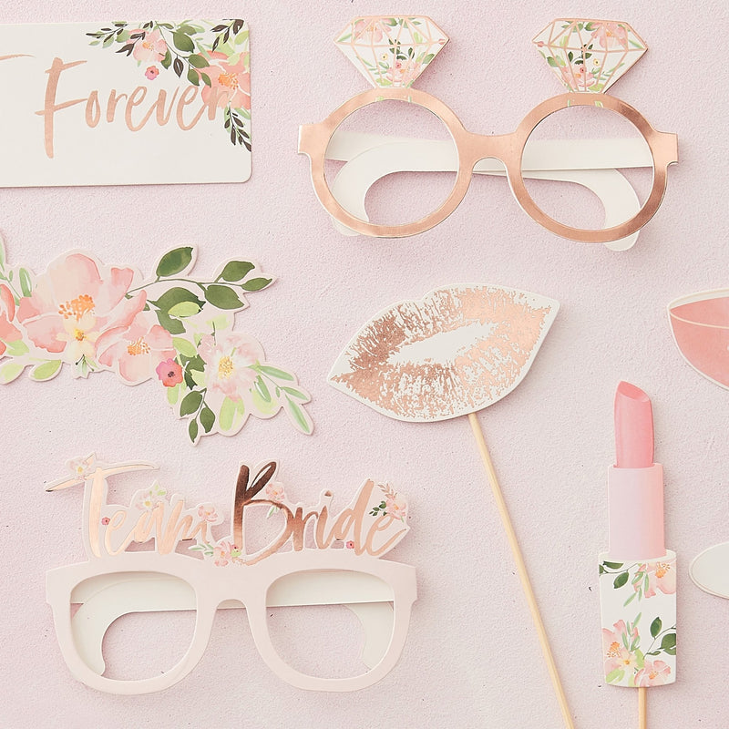 Photo Booth Props "Team Bride"