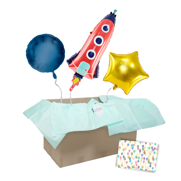 Heliumballon-Geschenk Rakete