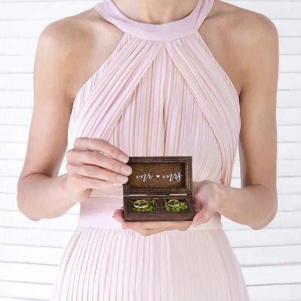 Ringbox "We do" aus Holz