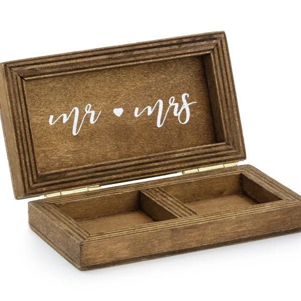 Ringbox "We do" aus Holz
