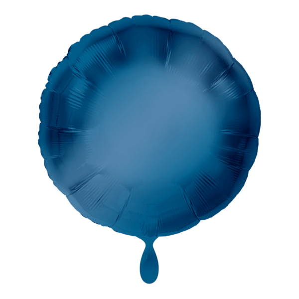 Rund-Folienballon Blau