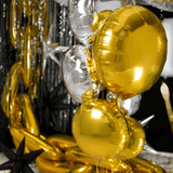 Rund-Folienballon Gold