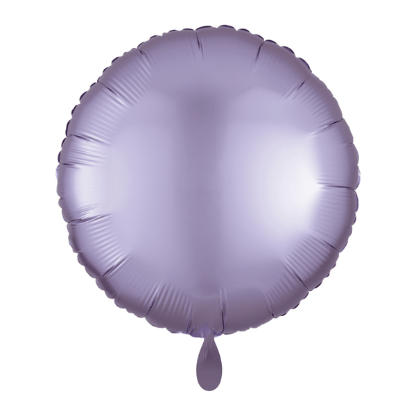 Rund-Folienballon Lila Satin