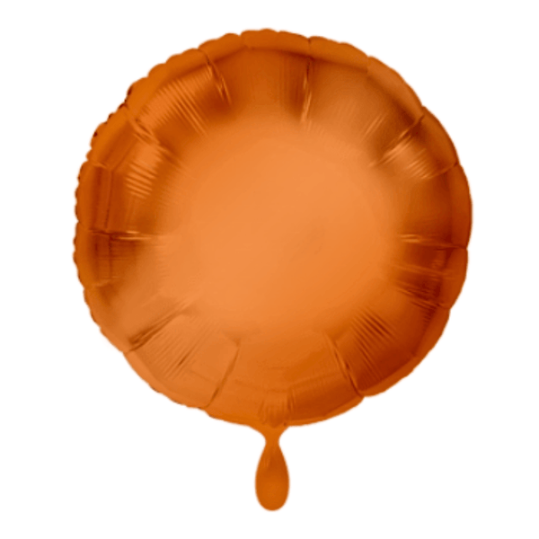 Rund-Folienballon Orange