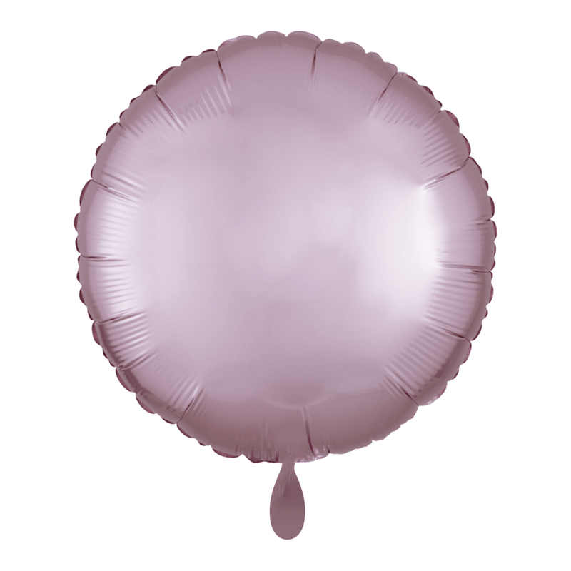 Rund-Folienballon Rosa Satin