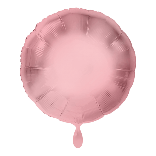 Rund-Folienballon Roségold