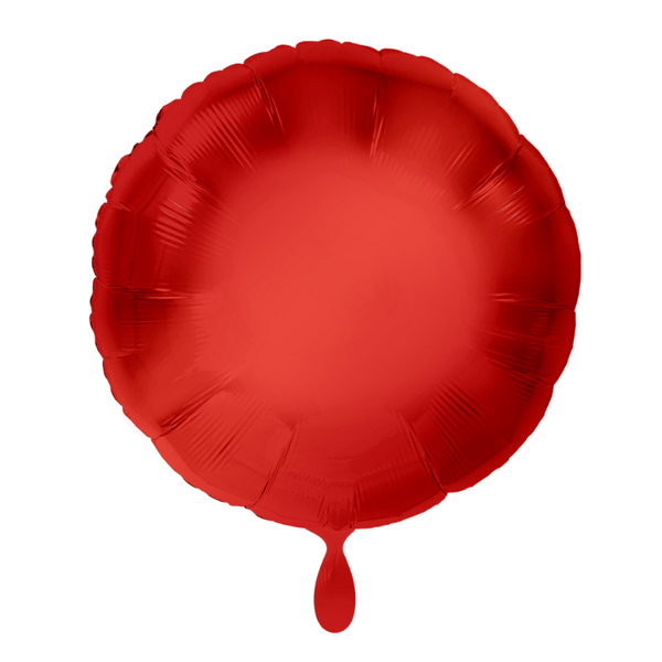Rund-Folienballon Rot