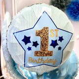 Folienballon 1st Birthday Boy
