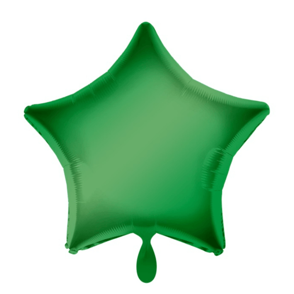 Stern-Folienballon Dunkelgrün