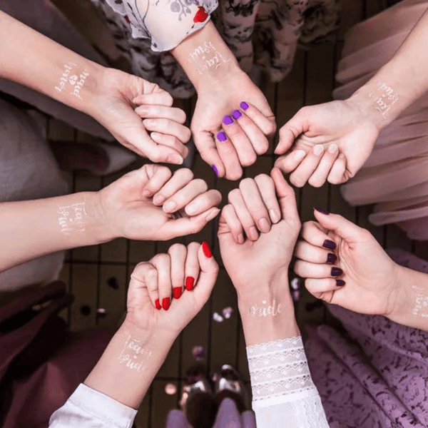Tattoos Team Bride Roségold 15 Stk.