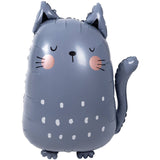 Tierballon XL Kater Grau