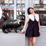 Tierballon XXL Katze Schwarz