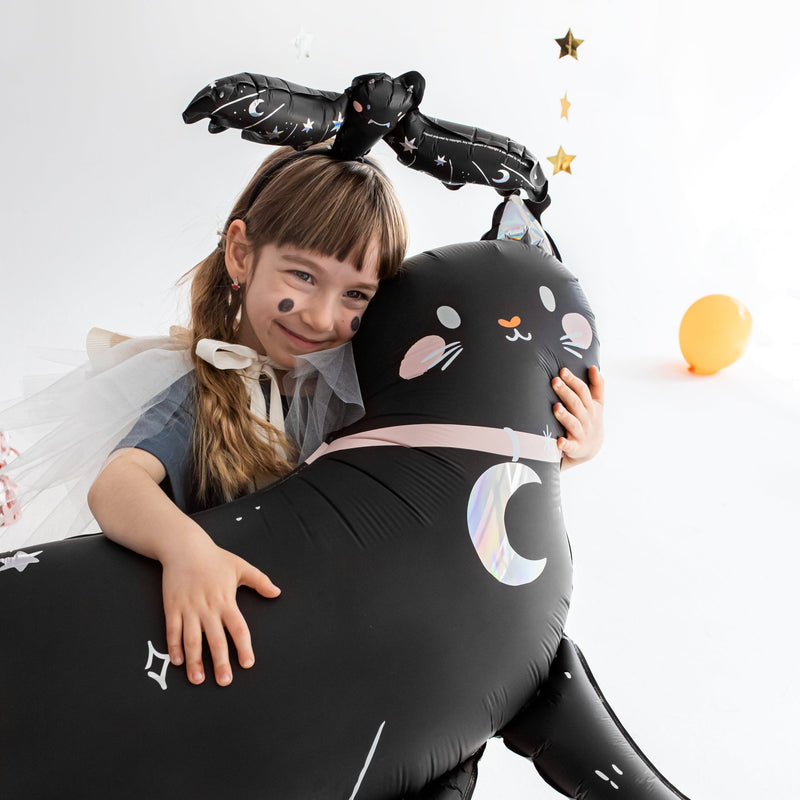 Tierballon XXL Katze Schwarz