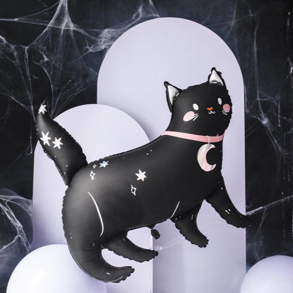 Tierballon XXL Katze Schwarz
