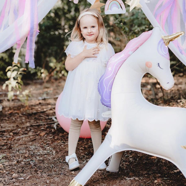 Tierballon XXL Stehendes Einhorn