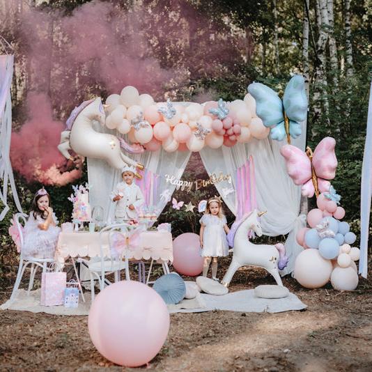 Tierballon XXL Stehendes Einhorn
