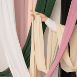 Tischläufer Chiffon Creme