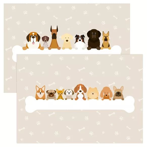 Tischset Hundeparty 6 Stk.