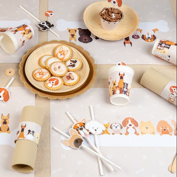 Tischset Hundeparty 6 Stk.