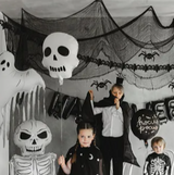 Folienballon Totenkopf
