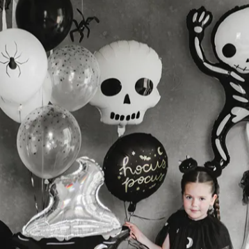Folienballon Totenkopf