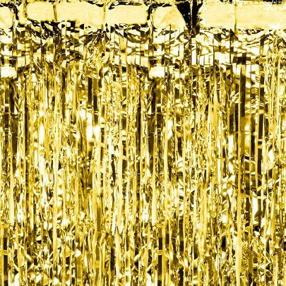 Party Glitzer-Vorhang lang Gold - DECORAMI 