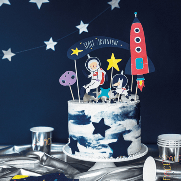 Weltraum Caketopper "Space Adventure"
