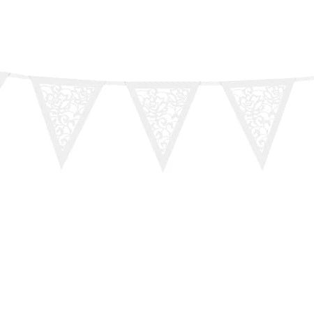 Wimpelgirlande Papierspitze