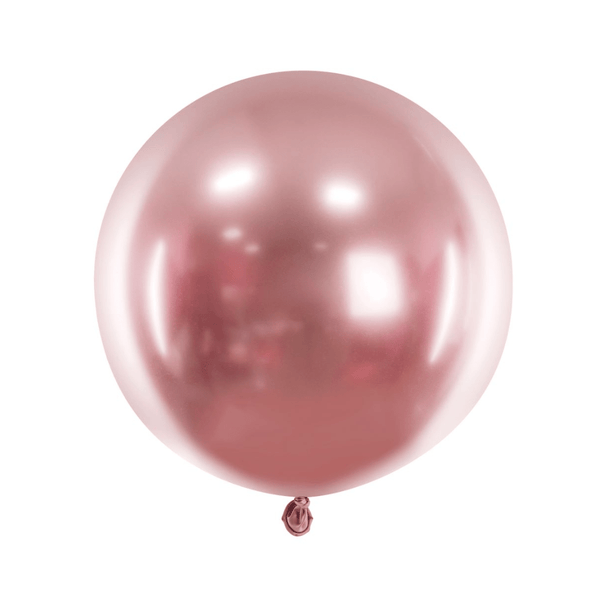 XL Ballon Ø 60cm Chrom-Roségold