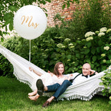 XXL Ballon Ø 1m "Mrs" Gold
