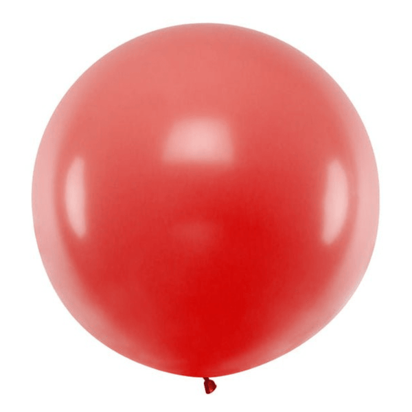 XXL Ballon Ø 1m Pastell Rot