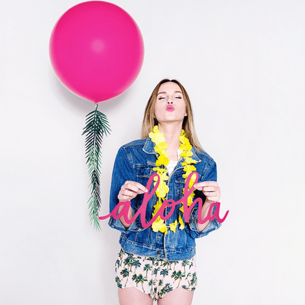 XXL Ballon Pink