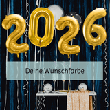 XL Ballonschriftzug "2026"