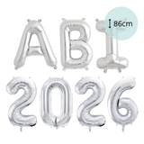 XXL Helium-Set "ABI 2026" Silber