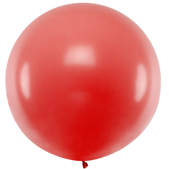 XXL Ballon Pastell Rot