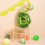 Zahlen Ballon 6 XL Schildkröte